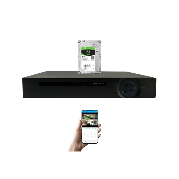 Evertech 16 Channel Digital Surveillance Recorder 4TB HDD H.265 4in1 HD AHD TVI CVI Analog CCTV Security DVR
