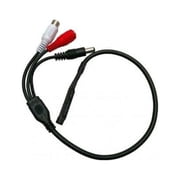 Evertech 2 Pcs Mini Microphone for Home Office Security Camera DVR System