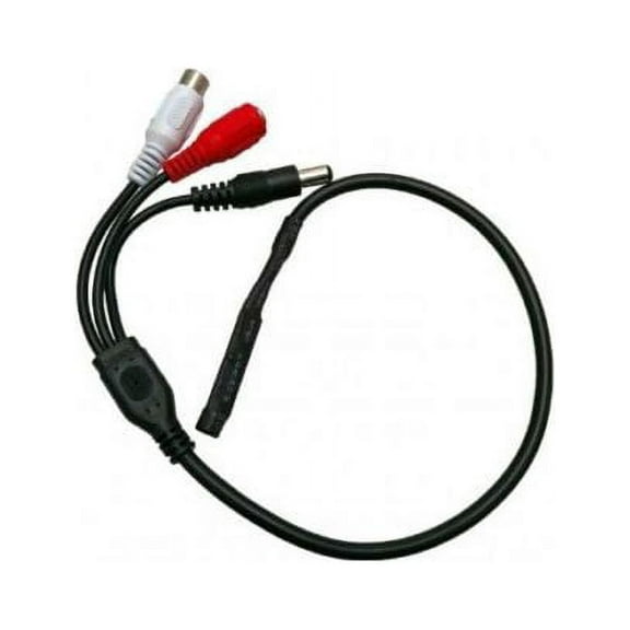 Evertech 2 Pcs Mini Microphone for Home Office Security Camera DVR System