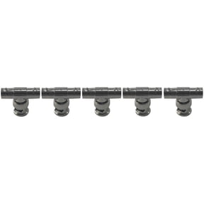 Evertech 5 Pcs BNC Male to Female Adapter Security CCTV camera Video Splitter T Connector