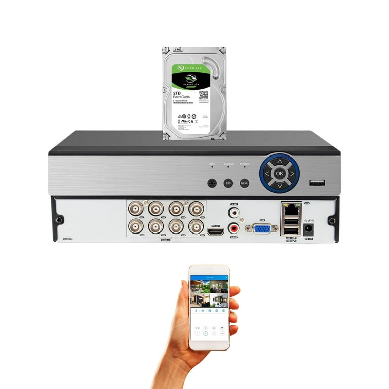 Evertech Channel AHD TVI CVI Analog CCTV Security