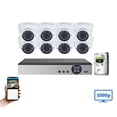 thumbnail image 1 of Evertech 8 Channel HD Dome Security Surveillance System with 2TB Hard Drive for Continuous Recording Playback Remote Viewing, 1 of 8