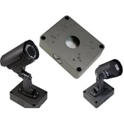 Evertech Black/Gray 5.3 Camera Base Junction Outlet Box for Adjustable Lens Bullet CCTV Security Cameras