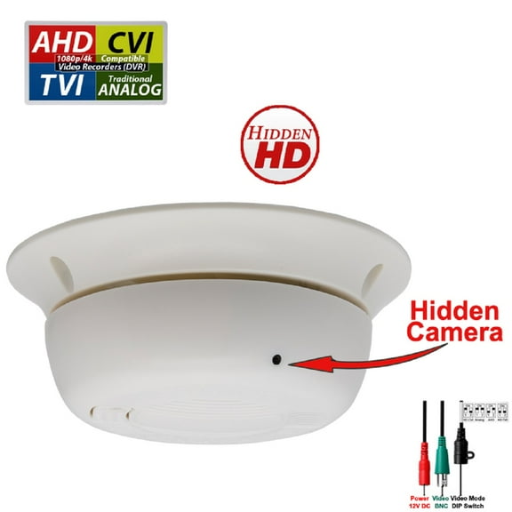 Evertech HD 1080P AHD TVI CVI Analog Indoor Pinhole Lens Security Surveillance Camera