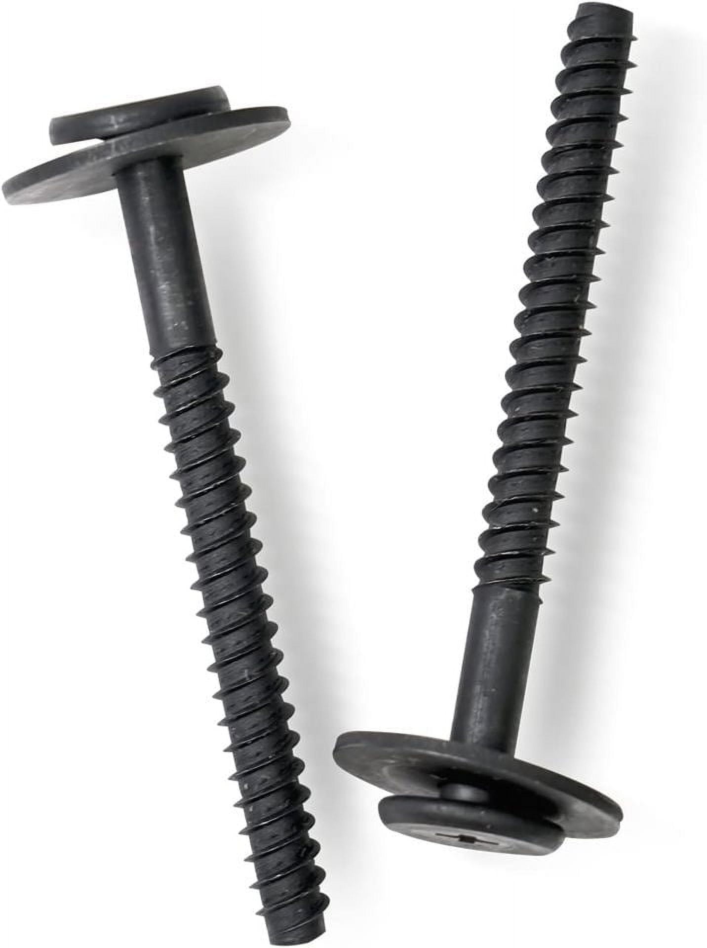 Black Stainless Steel Fully Threaded Flat Head Screws