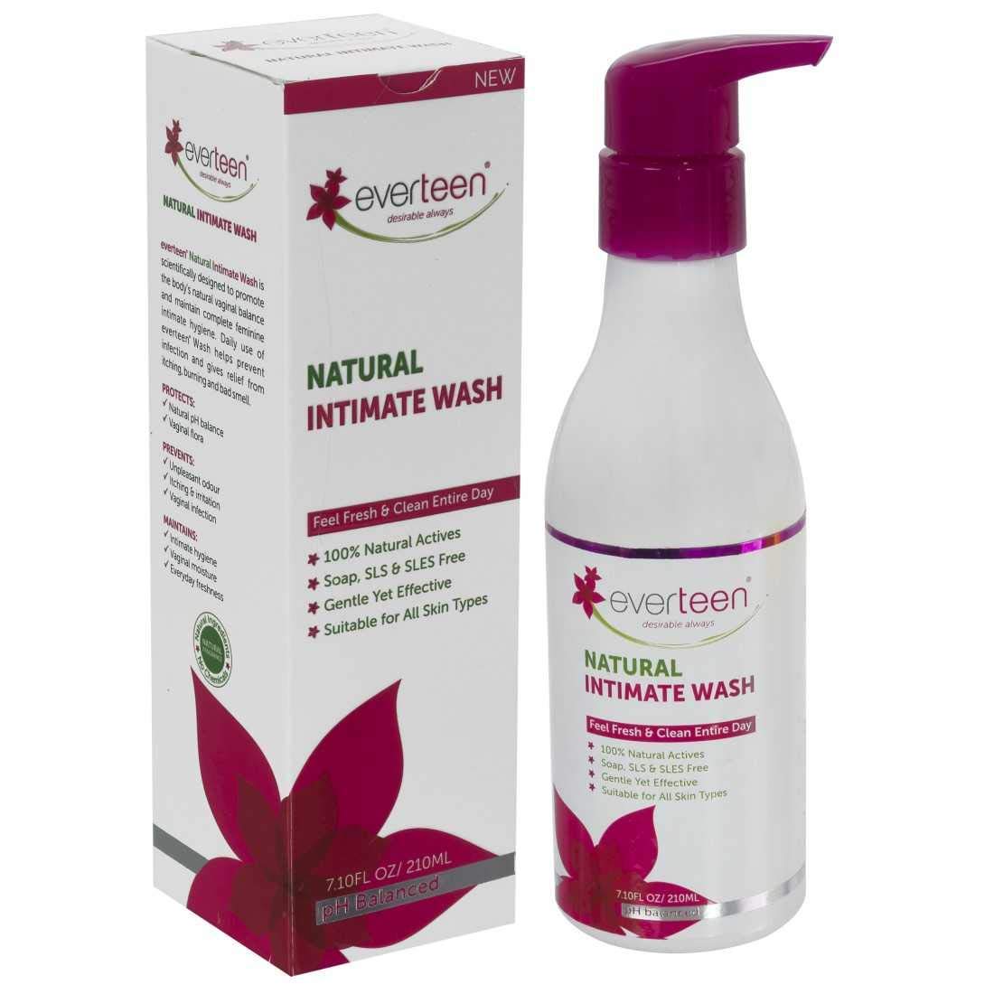 Everteen Natural Intimate Wash With Neem, Sea Buckthorn, Tea Tree Oil