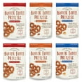 Everton Toffee Butter Toffee DHF10 Pretzels, Variety Pack (4 oz. bag, 6