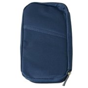 Evertone BK6437 Milex Insta Passport & Travel Document Holder - Water-Resistant Organizer Wallet, Navy