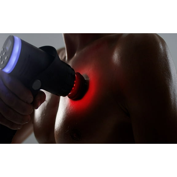 Evertone Thermo Percussion Massage Gun 8 Heads & Dual Warm-Up Tech for Deep Muscle Therapy