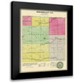 thumbnail image 1 of Everts 12x14 Black Modern Framed Museum Art Print Titled - Sheridan Kansas - Everts 1886, 1 of 5