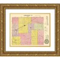 thumbnail image 1 of Everts 14x12 Gold Ornate Wood Framed with Double Matting Museum Art Print Titled - Comanche Kansas - Everts 1887, 1 of 4