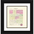 thumbnail image 1 of Everts 20x21 Black Ornate Wood Framed with Double Matting Museum Art Print Titled - Graham Kansas - Everts 1887, 1 of 4