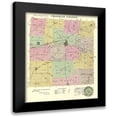 thumbnail image 1 of Everts 20x22 Black Modern Framed Museum Art Print Titled - Franklin Kansas - Everts 1887, 1 of 5