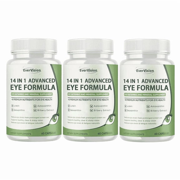 Evervision 14 in 1 Advanced Eye Formula (3 Bottle Pack)