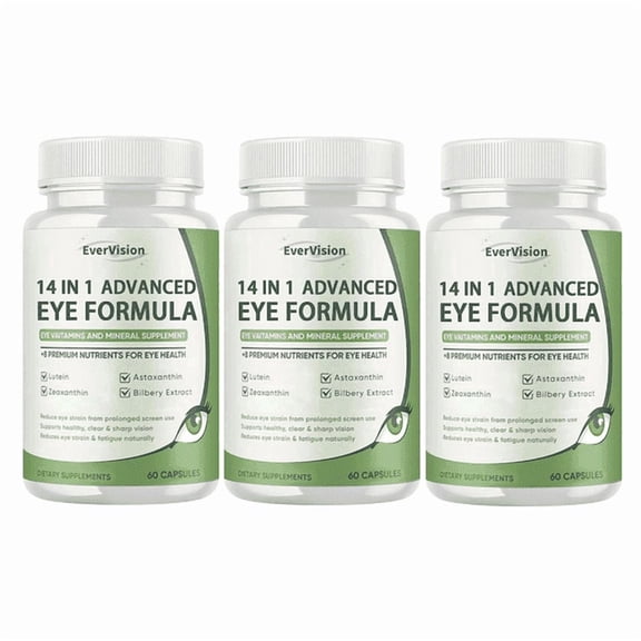Evervision 14 in 1 Advanced Eye Formula (3 Bottle Pack)