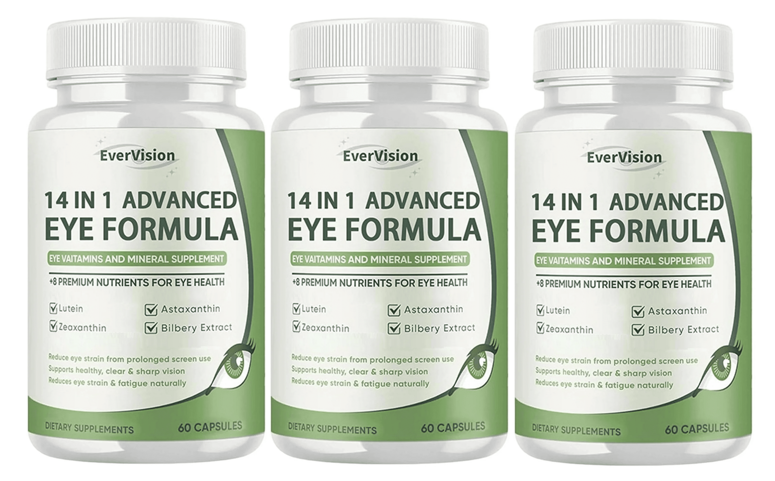 Evervision 14 in 1 Advanced Eye Formula (3 Bottle Pack) - Walmart.com