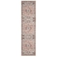 thumbnail image 1 of Everwash™ Callaghan Esther Bohemian Medallion Machine Washable Runner Area Rug, Coral, 1'11"x7'2", 1 of 8