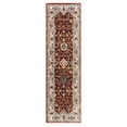 thumbnail image 1 of Everwash Treasure Lina Traditional Medallion Machine Washable Runner Area Rug, Red/Ivory, 2'2"x7'2", 1 of 7