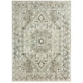 thumbnail image 1 of Everwash Treasure Rubia Traditional Medallion Machine Washable Indoor Area Rug, Ivory/Beige, 5'2"x7'2", 1 of 11