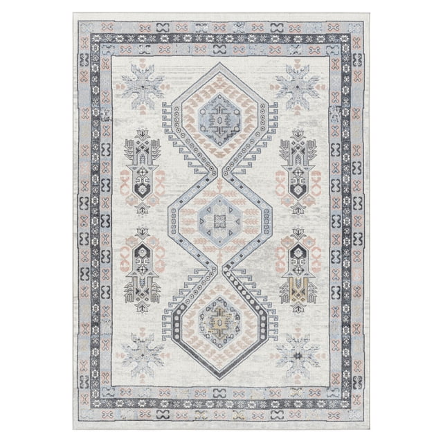 Everwash™ Treasure Saul Southwest Geometric Machine Washable Area Rug ...