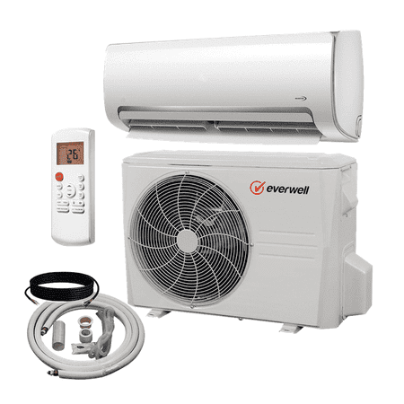 Everwell® 18000 BTU 17 SEER2 Mini Split Air Conditioner Inverter Ductless Heat Pump 220V