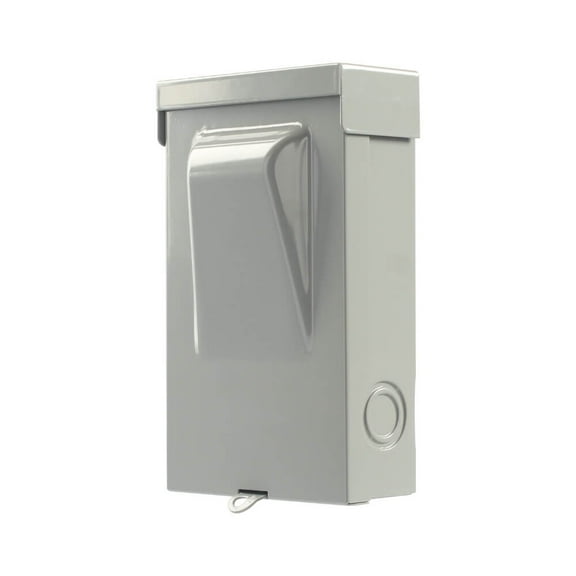 Everwell EDB-30F- Disconnect Box- 30 AMPS FUSED - METALLIC - UL