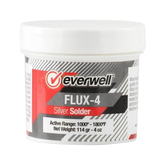 Everwell FLUX-4 Silver Solder, 4 oz (113g)
