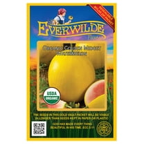 Everwilde Farms - 10 Organic Golden Midget Watermelon Seeds - Gold Vault Jumbo Bulk Seed Packet