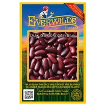 Everwilde Farms - 100 Dark Red Kidney Dry Bean Seeds - Gold Vault Jumbo Bulk Seed Packet
