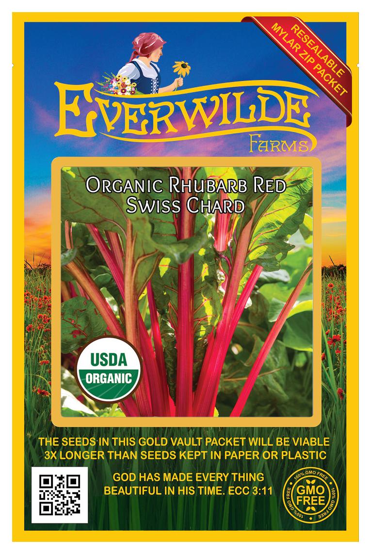 Canary Yellow Swiss Chard Seeds – 100 Ct, Non-GMO, Vegetable Garden, USA Grown, Free Shipping