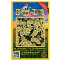 Everwilde Farms - 100 Poached Egg Plant Native Wildflower Seeds - Gold Vault Seed Packet