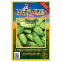 Everwilde Farms - 100 Wisconsin SMR 58 Cucumber Seeds - Gold Vault Jumbo Bulk Seed Packet