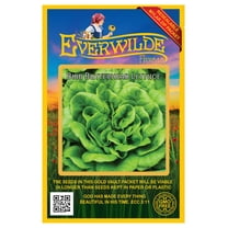 Everwilde Farms - 1000 Bibb Butterhead Lettuce Seeds - Gold Vault Jumbo Bulk Seed Packet