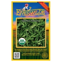 Everwilde Farms - 1000 Organic Arugula Herb Seeds - Gold Vault Jumbo Bulk Seed Packet