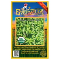 Everwilde Farms - 1000 Organic Lemon Basil Herb Seeds - Gold Vault Jumbo Bulk Seed Packet