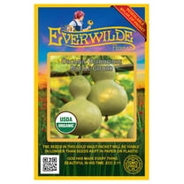Everwilde Farms - 12 Organic Birdhouse Bottle Gourd Seeds - Gold Vault Jumbo Bulk Seed Packet