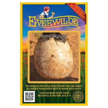 Everwilde Farms - 15 Bushel Gourd Seeds - Gold Vault Seed Packet