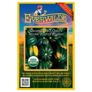Everwilde Farms - 20 Organic Table Queen Acorn Winter Squash Seeds - Gold Vault Jumbo Bulk Seed Packet