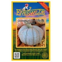 Everwilde Farms - 20 Queensland Blue Winter Squash Seeds - Gold Vault Seed Packet