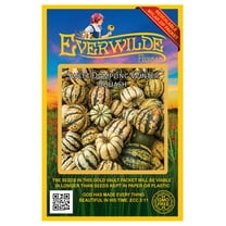 Everwilde Farms - 20 Sweet Dumpling Winter Squash Seeds - Gold Vault Seed Packet