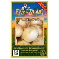 Everwilde Farms - 200 Walla Walla Onion Seeds - Gold Vault Jumbo Bulk Seed Packet