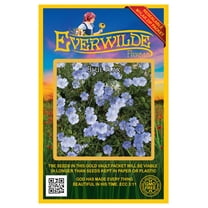 Everwilde Farms - 2000 Blue Flax Garden Flower Seeds - Gold Vault Jumbo Bulk Seed Packet