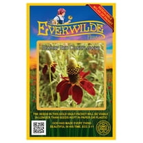 Everwilde Farms - 2000 Dwarf Red Coneflower Native Wildflower Seeds - Gold Vault Jumbo Bulk Seed Packet