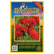 Everwilde Farms 2000 Red Poppy Flower Seeds, Gold Vault