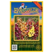 Everwilde Farms - 2000 Tetra Mix Snapdragon Wildflower Seeds - Gold Vault Seed Packet