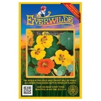 Everwilde Farms - 25 Mixed Nasturtium Garden Flower Seeds - Gold Vault Jumbo Bulk Seed Packet
