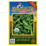 Everwilde Farms - 25 Organic Jalapeno Hot Pepper Seeds - Gold Vault Jumbo Bulk Seed Packet