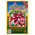 thumbnail image 1 of Everwilde Farms - 250 Organic French Breakfast Radish Seeds - Gold Vault Jumbo Bulk Seed Packet, 1 of 5
