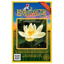 Everwilde Farms - 3 American Lotus Native Wildflower Seeds - Gold Vault Seed Packet