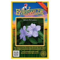 Everwilde Farms - 100 Wild Petunia Native Wildflower Seeds - Gold Vault Seed Packet